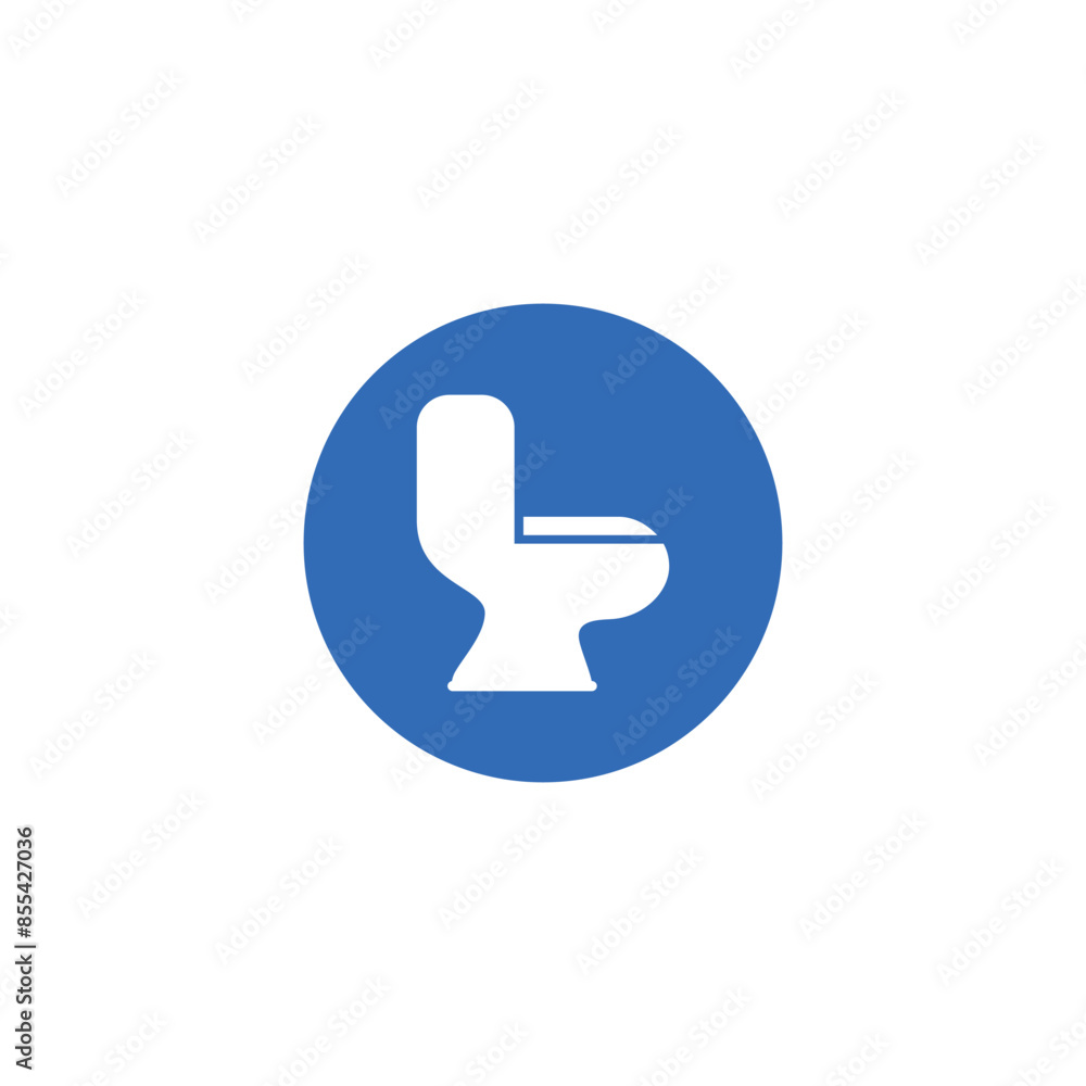 Toilet vector icon logo design template Toilet vector icon logo design template
