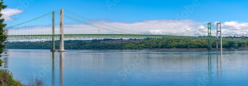 The Tacoma narrows Bridge Washington state. photo