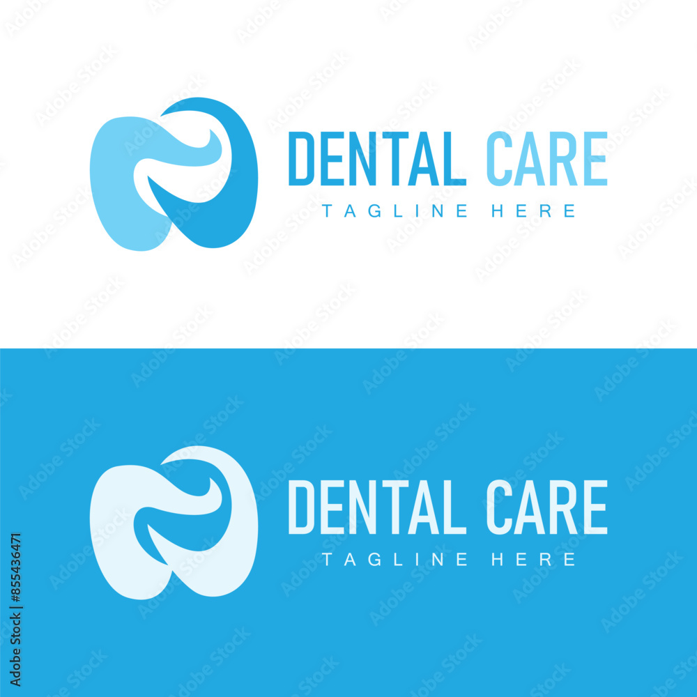 Dental health logo design caring for teeth illustrator template Dental health logo design caring for teeth illustrator template