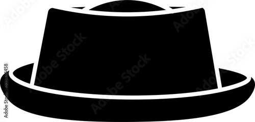 pork pie hat illustration vector