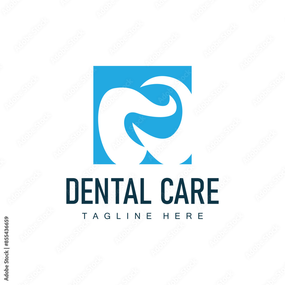 Dental health logo design caring for teeth illustrator template Dental health logo design caring for teeth illustrator template
