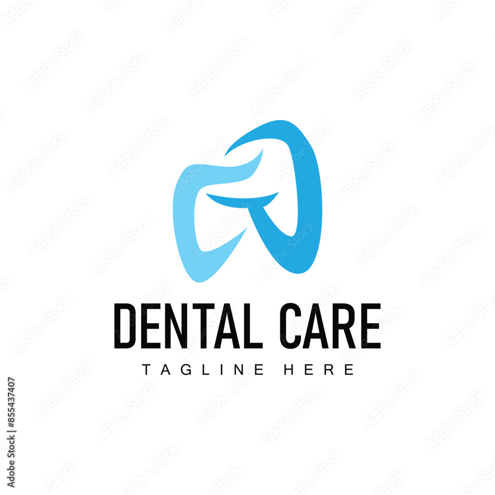 Dental health logo design caring for teeth illustrator template Dental health logo design caring for teeth illustrator template