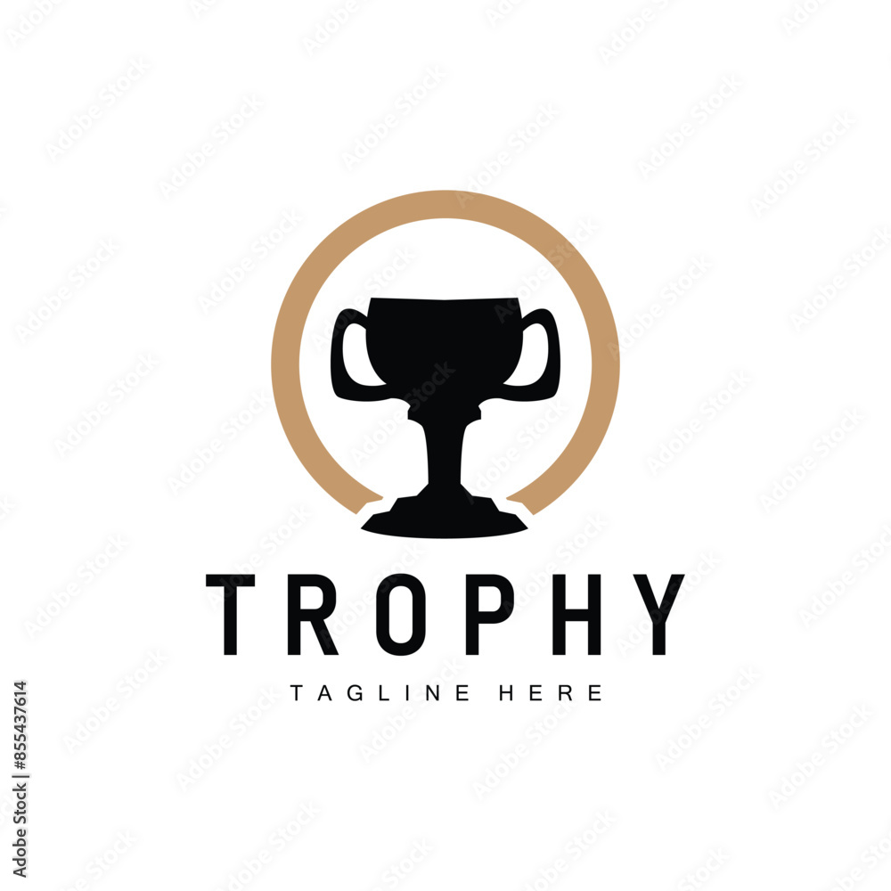 Championship Cup Trophy Logo Illustration Award Winner Template Design Championship Cup Trophy Logo Illustration Award Winner Template Design