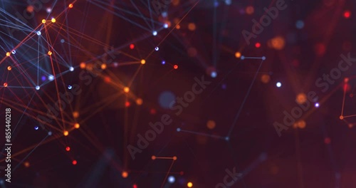 Wallpaper Mural colorful pexus particles abstract background Torontodigital.ca