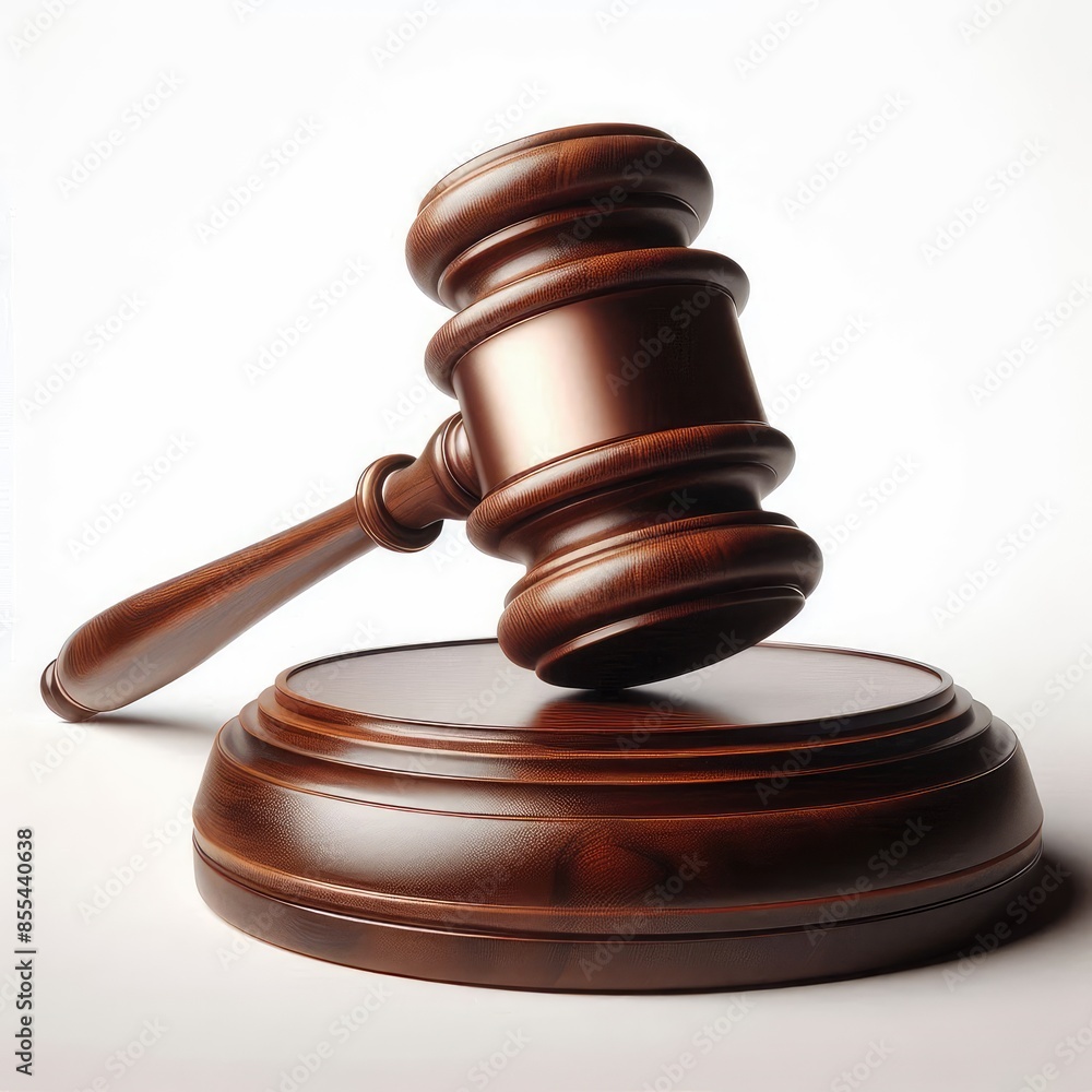 Gavel isolated on a white background Gavel isolated on a white background