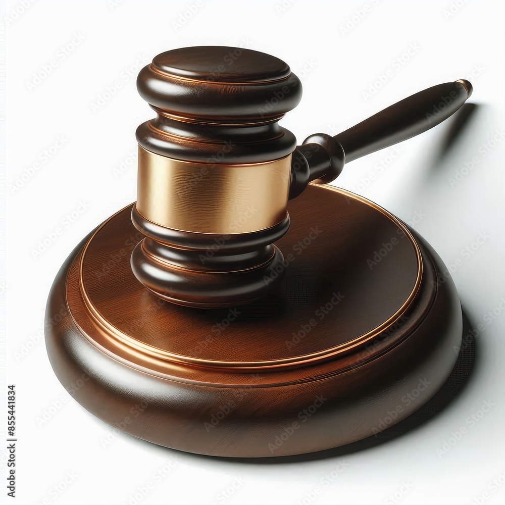 Gavel isolated on a white background Gavel isolated on a white background