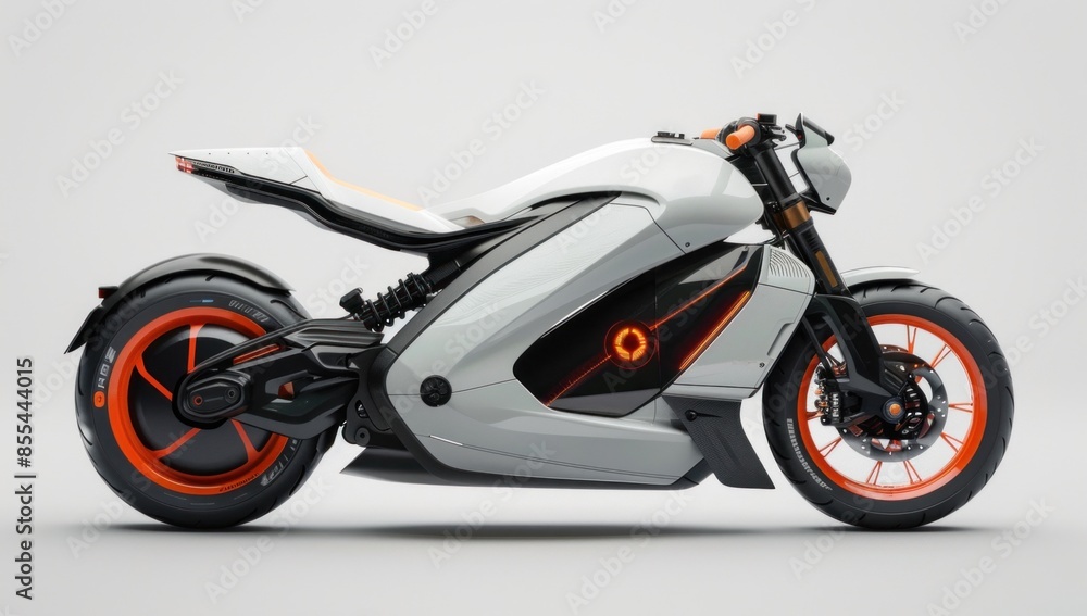 In the realm where technology meets style, behold the electric hyper scooter concept, a beacon of innovation against a seamless white backdrop. In the realm where technology meets style, behold the electric hyper scooter concept, a beacon of innovation against a seamless white backdrop.