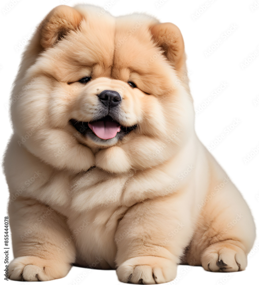 Adorable fluffy Chow Chow puppy clipart. Adorable fluffy Chow Chow puppy clipart.