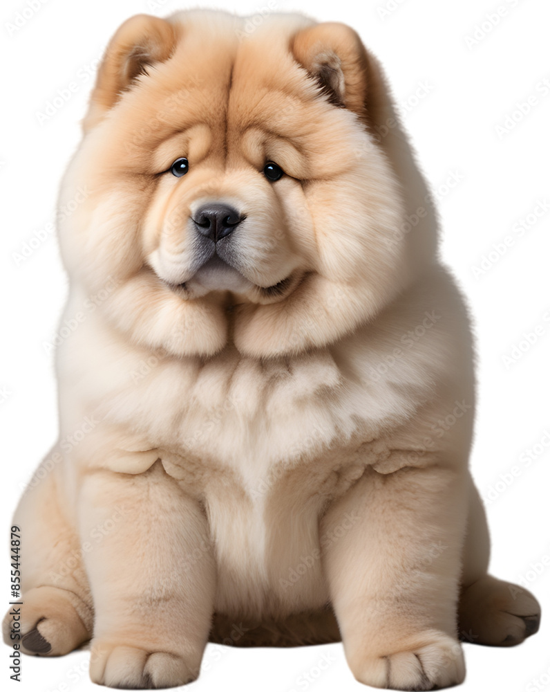 Adorable fluffy Chow Chow puppy clipart. Adorable fluffy Chow Chow puppy clipart.