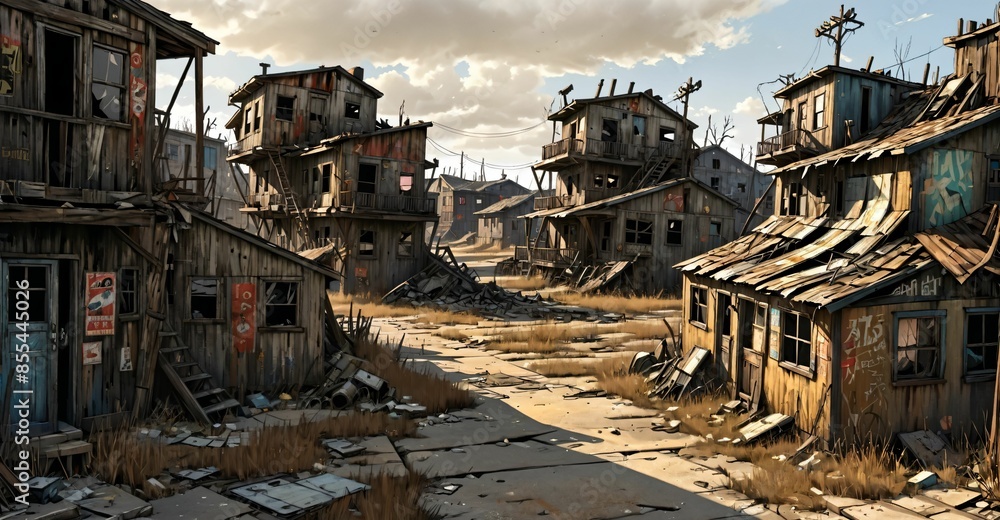 abandoned post apocalyptic urban city town house ruins. empty aged old building exterior derelict. decayed skyscraper apartment buildings wasteland desert. abandoned post apocalyptic urban city town house ruins. empty aged old building exterior derelict. decayed skyscraper apartment buildings wasteland desert.