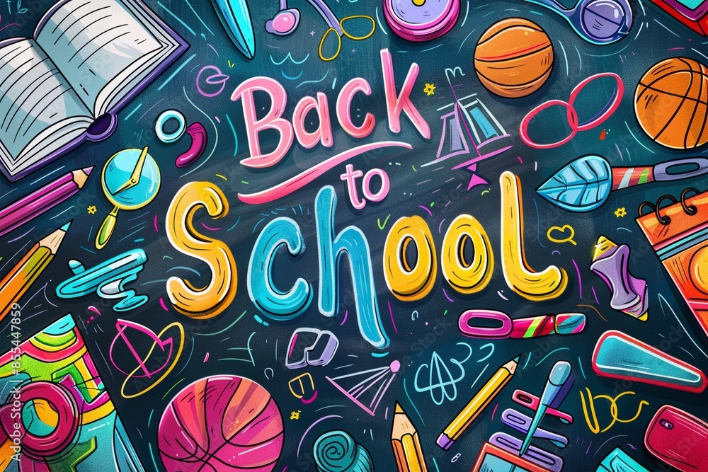 Obraz premium A chalkboard with the words 