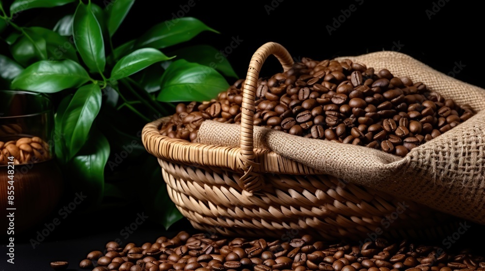 Fototapeta premium sack of beans