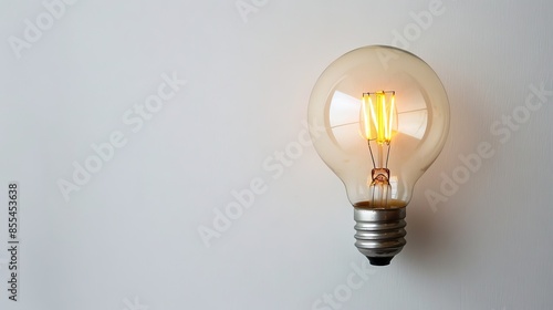 lights on, ancient, modern, plain background, with space