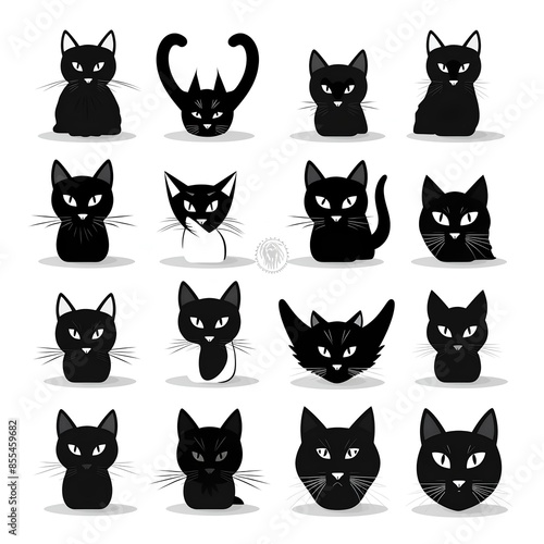 pattern with cats made by midjourney