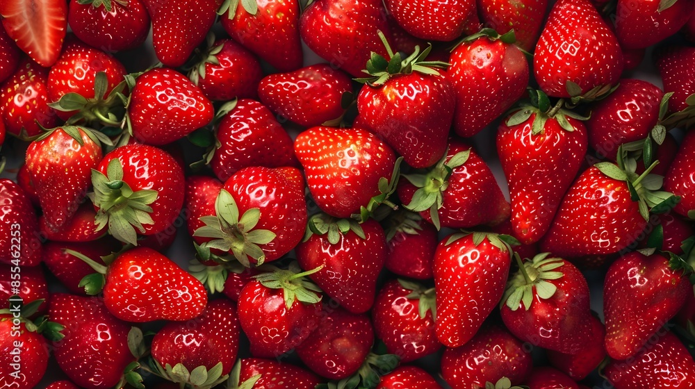 red strawberries background. red strawberries background.