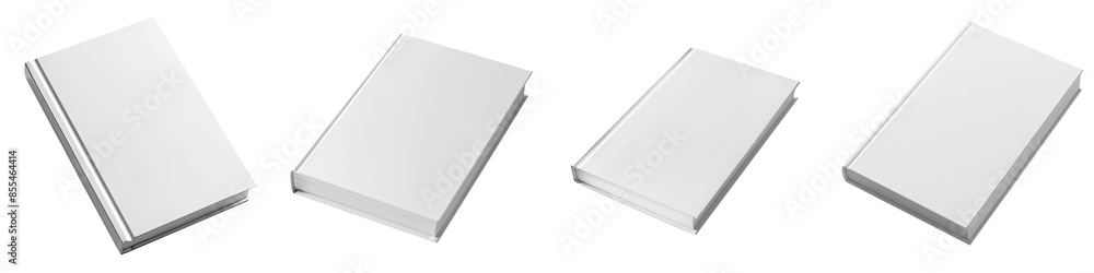 a set of 4 blank book hard cover mockup designs a set of 4 blank book hard cover mockup designs