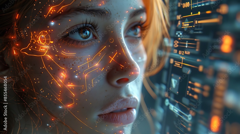 the art of scanning a person's face the art of scanning a person's face