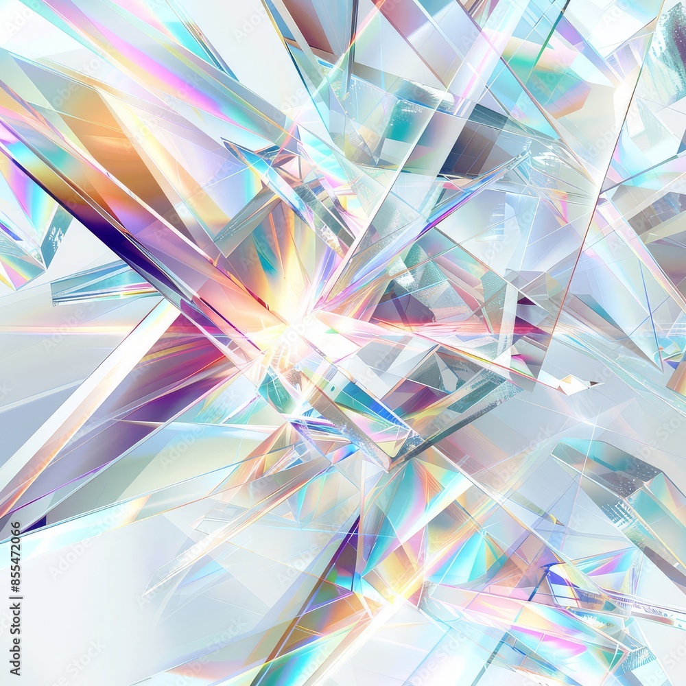 Crystals diffract light into a mesmerizing color spectrum Crystals diffract light into a mesmerizing color spectrum