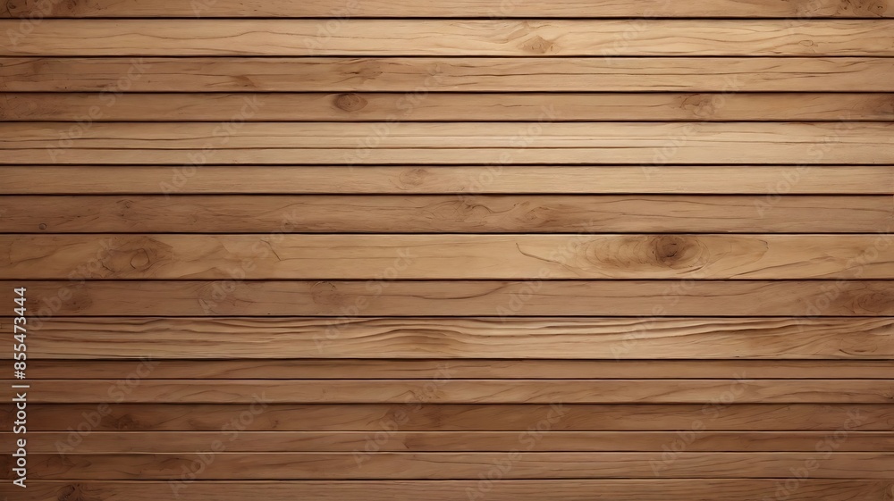 Naklejka premium Horizontal photo of the structure of wooden boards. Background of brown boards. brown wooden plank desk table background texture top view.