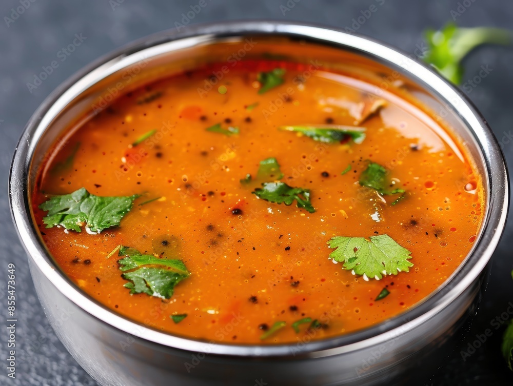 Spicy tomato soup with fresh herbs Spicy tomato soup with fresh herbs