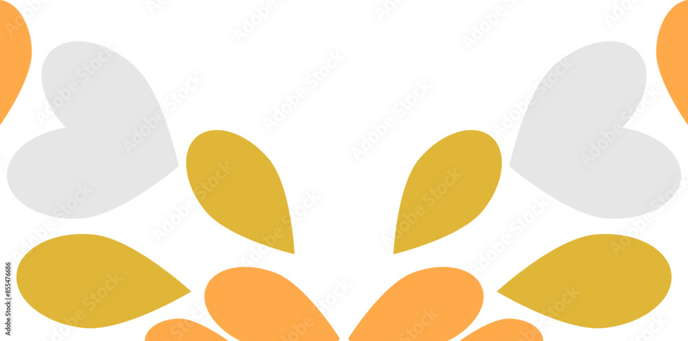 Fototapeta premium Beautiful leaves illustration 