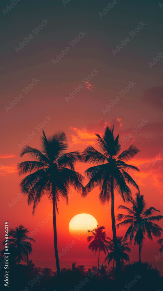 iPhone wallpaper sunset and palm trees iPhone wallpaper sunset and palm trees