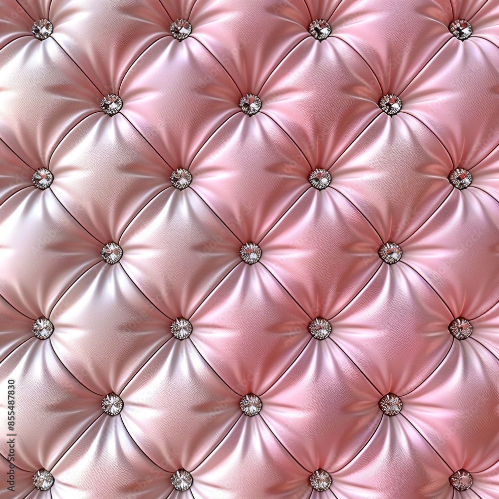Pink Tufted leather Pink Tufted leather