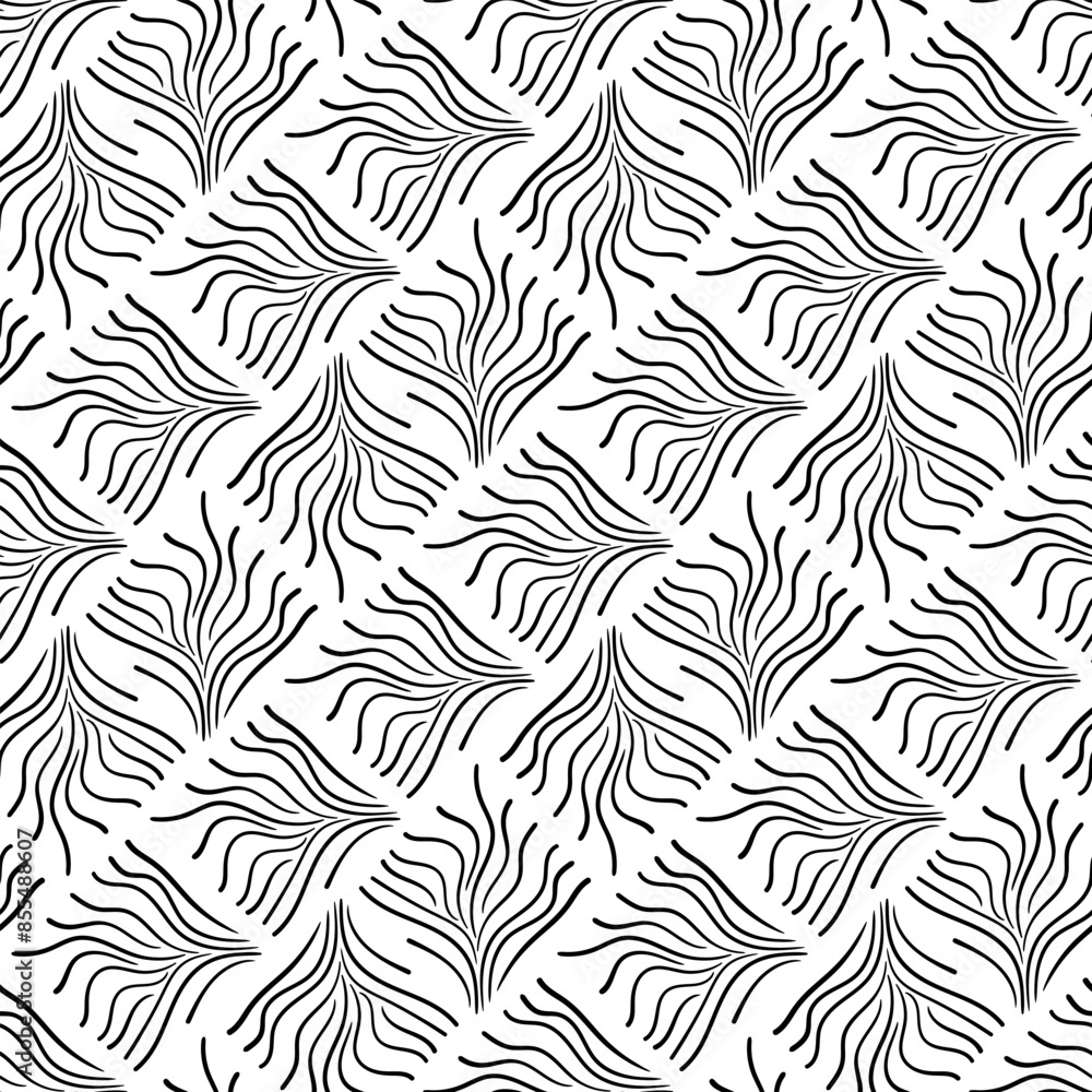 Seamless black and white abstract pattern Seamless black and white abstract pattern