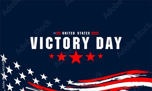 Victory Day united states of america concept, for banner, feed, stories