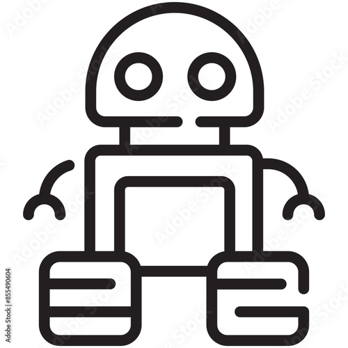 Robot Space Icon photo