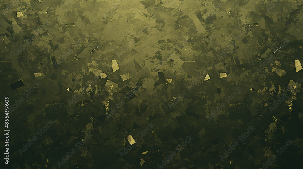 Abstract green textured background with geometric shapes and copy space text for design, art, and texture. Abstract green textured background with geometric shapes and copy space text for design, art, and texture.