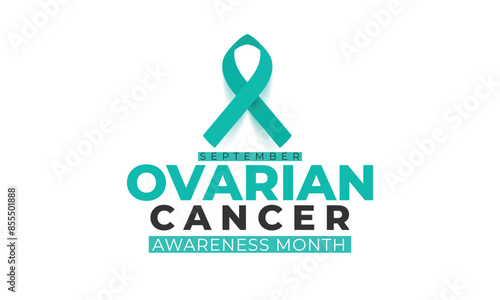 Ovarian Cancer awareness month. background, banner, card, poster, template. Vector illustration.