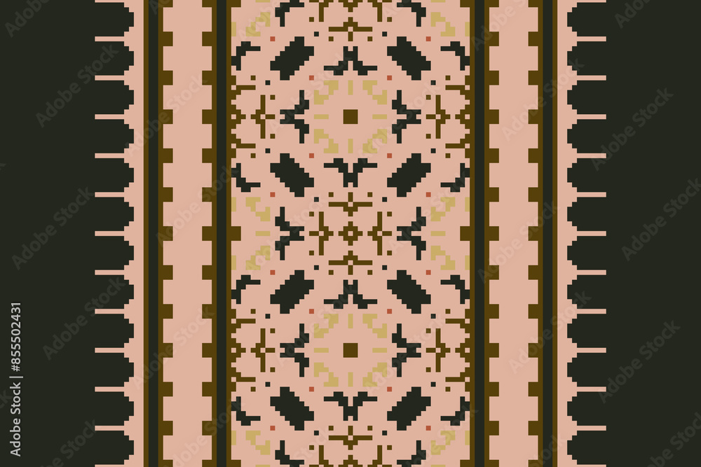 Ethnic pattern vector background. seamless pattern traditional, Design for background, wallpaper, Batik, fabric, carpet, clothing, wrapping, and textile. ethnic pattern Vector illustration. Ethnic pattern vector background. seamless pattern traditional, Design for background, wallpaper, Batik, fabric, carpet, clothing, wrapping, and textile. ethnic pattern Vector illustration.