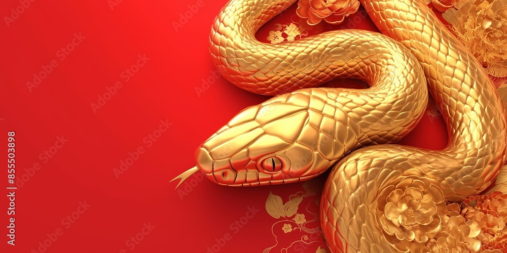Happy New Year of the Snake according to the Chinese calendar 2025 year of the snake. Background with snake Happy New Year of the Snake according to the Chinese calendar 2025 year of the snake. Background with snake
