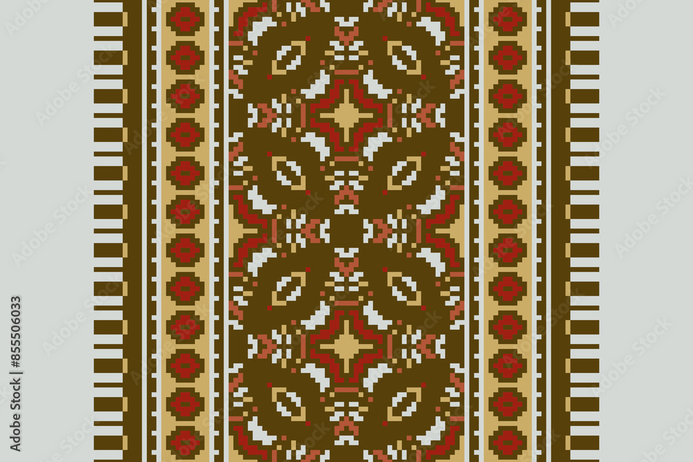 Ethnic pattern vector background. seamless pattern traditional, Design for background, wallpaper, Batik, fabric, carpet, clothing, wrapping, and textile. ethnic pattern Vector illustration. Ethnic pattern vector background. seamless pattern traditional, Design for background, wallpaper, Batik, fabric, carpet, clothing, wrapping, and textile. ethnic pattern Vector illustration.