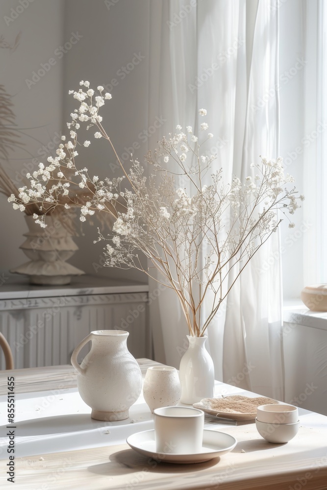 Sophisticated mockup setup adorned with delicate decoration for a refined aesthetic. Sophisticated mockup setup adorned with delicate decoration for a refined aesthetic.