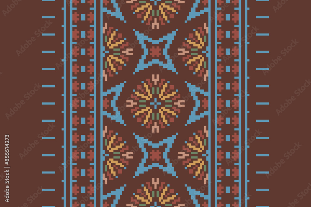 Ethnic pattern vector background. seamless pattern traditional, Design for background, wallpaper, Batik, fabric, carpet, clothing, wrapping, and textile. ethnic pattern Vector illustration. Ethnic pattern vector background. seamless pattern traditional, Design for background, wallpaper, Batik, fabric, carpet, clothing, wrapping, and textile. ethnic pattern Vector illustration.