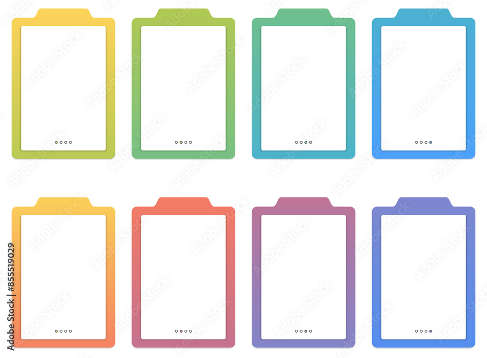 Four infographic elements with numbers Four infographic elements with numbers
