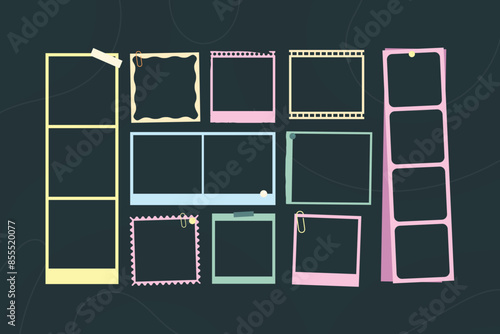 Cute Polaroid Frame Background
