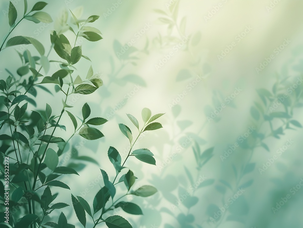 Serene Green Gradient Background for Eco Friendly Product Mockups Serene Green Gradient Background for Eco Friendly Product Mockups