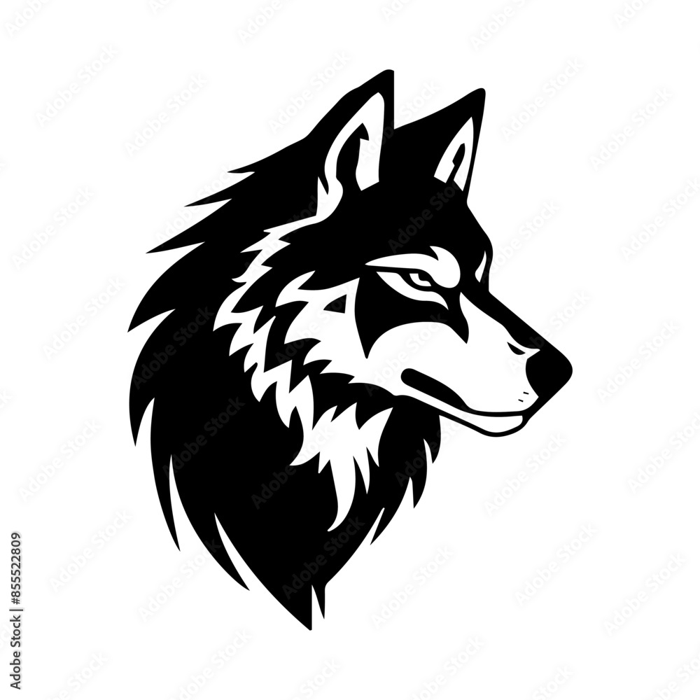 wolf head vector wolf head vector
