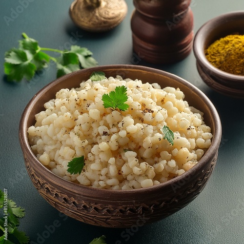 Maharashtra food sabudana khichdi photo