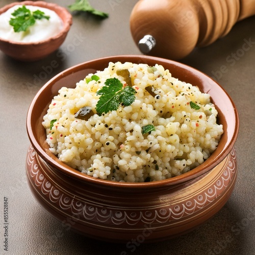 Maharashtra food sabudana khichdi photo