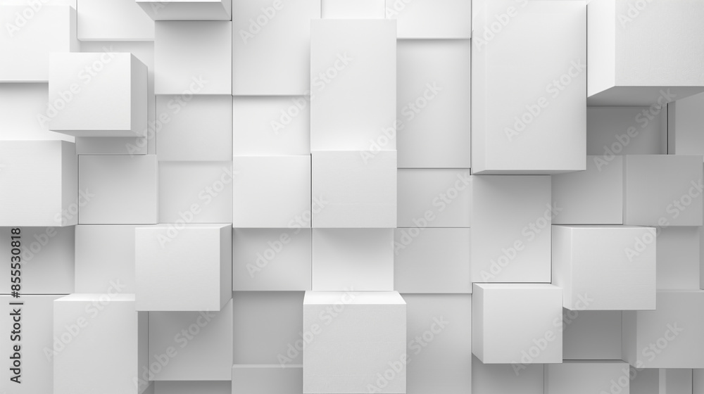 White color technology concept geometric square background. square 3d Modern Abstract white background design. Minimal geometric white light background abstract design. White color technology concept geometric square background. square 3d Modern Abstract white background design. Minimal geometric white light background abstract design.