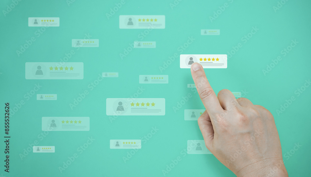 Customer review popup, User Assessment and feedback by select five star rating on app, testimonial and testimony. Customer review popup, User Assessment and feedback by select five star rating on app, testimonial and testimony.