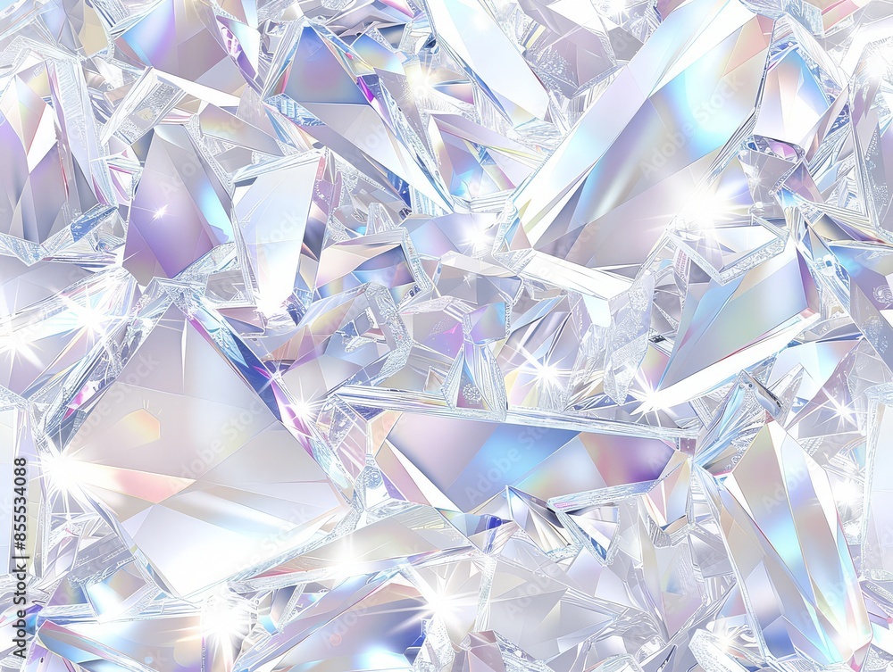 Variety of brightly colored crystals showcased in prismatic crystal cluster Variety of brightly colored crystals showcased in prismatic crystal cluster