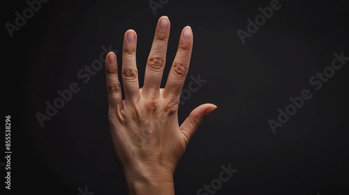 deaf person hand gesture, Deaf people's hand gestures, greeting the person they are talking to, giving conversation with colleagues, happy, sad,