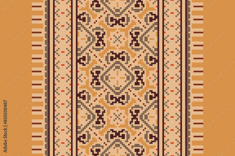 Ethnic Ikat tropical seamless pattern. Motif ethnic handmade beautiful Ikat art.Ikat ethnic tribal, boho colors seamless wallpaper. Abstract traditional Ethnic Ikat tropical seamless pattern. Motif ethnic handmade beautiful Ikat art.Ikat ethnic tribal, boho colors seamless wallpaper. Abstract traditional