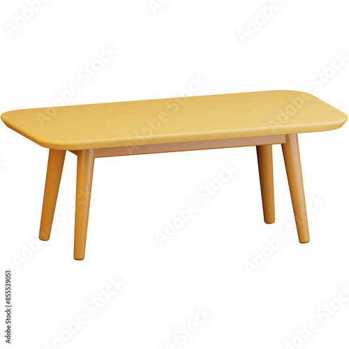 Dining Table 3D Icon