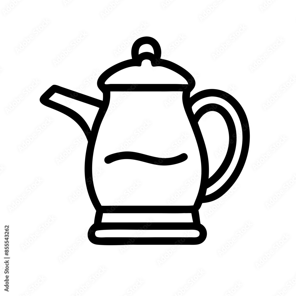 Obraz premium tea pot icon